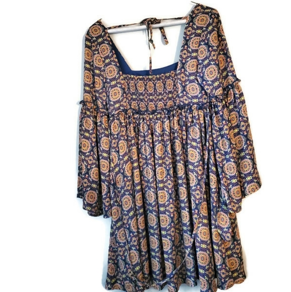 Love, FIRE BOHO Style Multicolored Patterned Dress - Picture 3 of 8